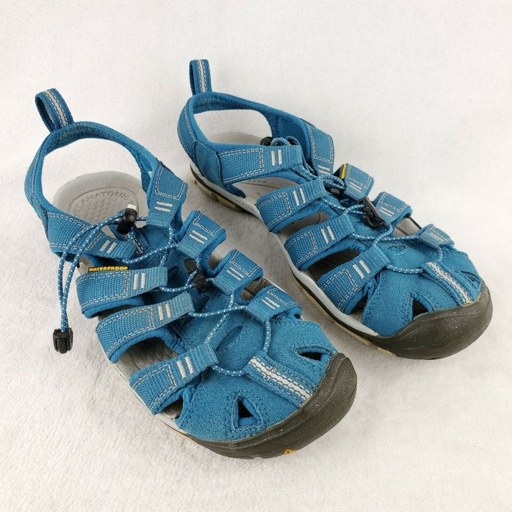 Keen Clearwater CNX Sandals Gray Blue Waterproof 1012538 Women Size 7.5 VTG
